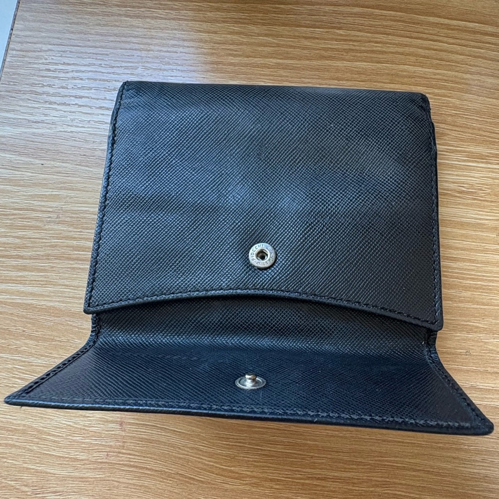 Prada Black Saffiano Leather Bifold Wallet / Card Holder | Good Condition - Picture 9 of 13